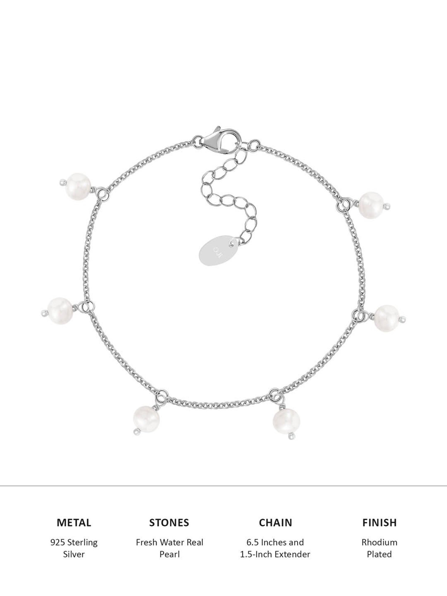 Clara Enzo 92.5 Sterling Silver Swarovski Zirconia Bracelet