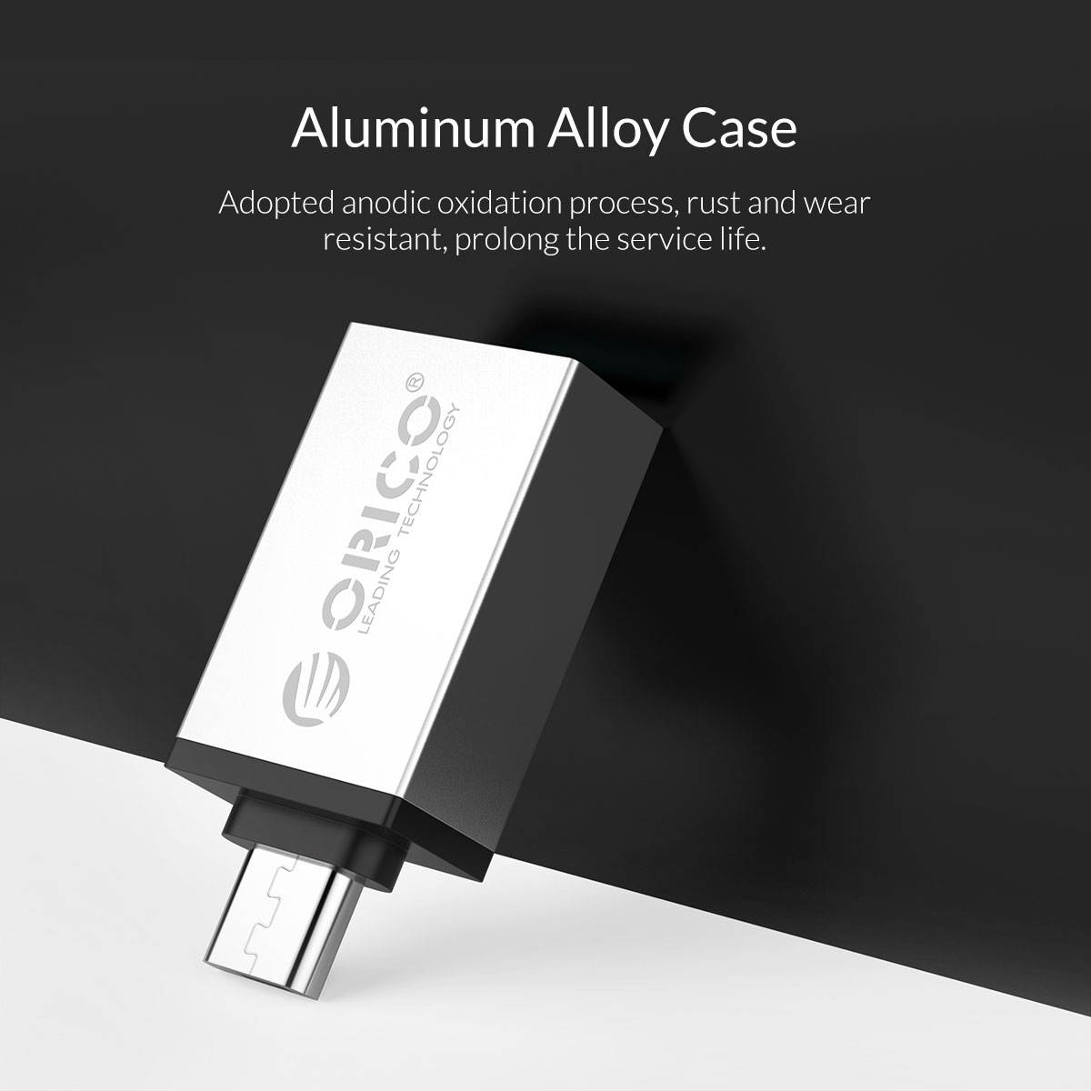 ORICO  Micro USB 3.0 OTG Adapter, Micro B Male to USB A Female On The Go Converter for Android Google Nexus Samsung Galaxy Note HTC LG mobile phones