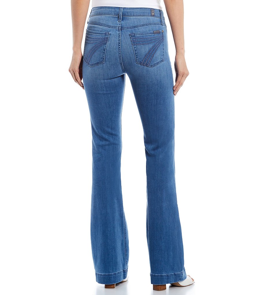 7 for all mankind Dojo Released Hem Wide Leg Flare Jean