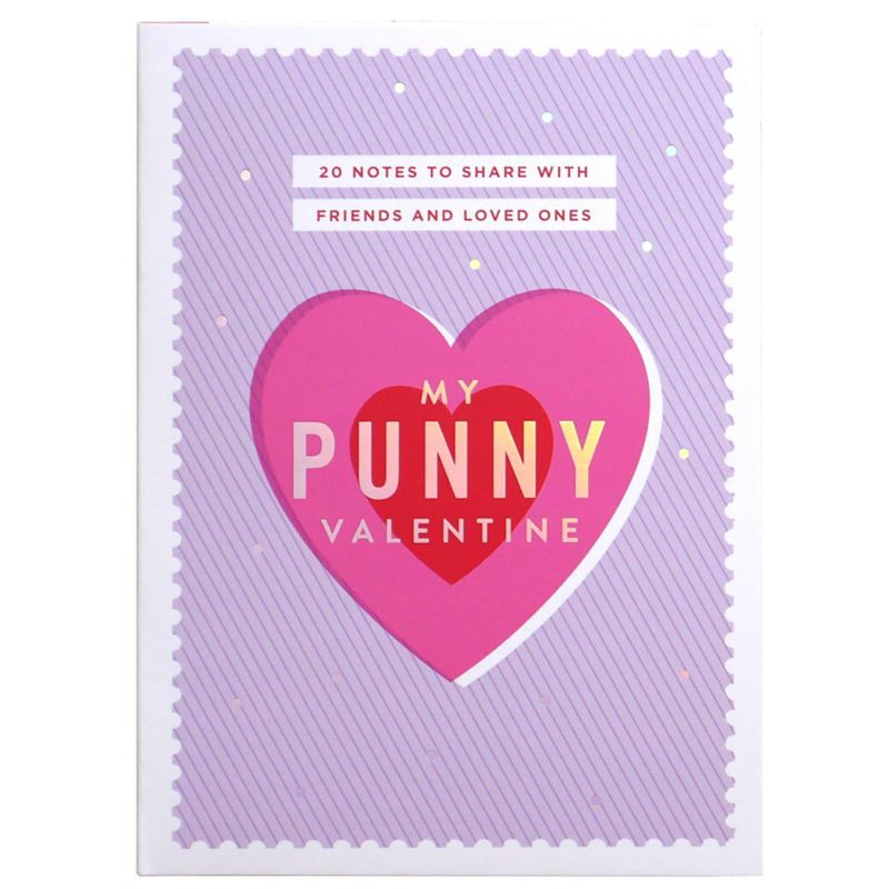 20ct Notes to Share with Friends and Loved Ones 'My Punny Valentine' Cards