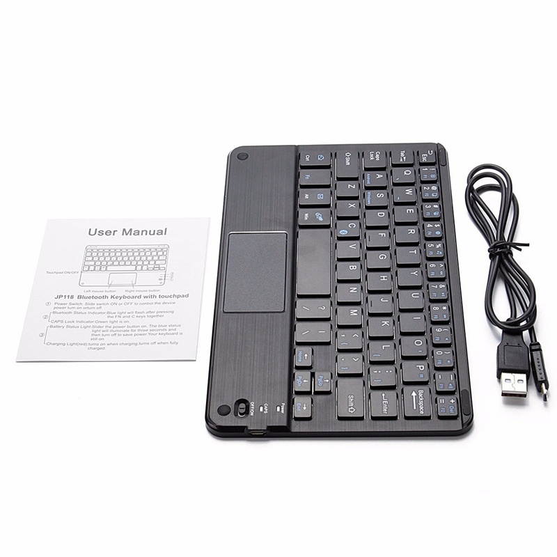 81 Keys bluetooth Keyboard With Touch Pad For Samrt Phone/Tablet/Android 3.0/Windows XP/7/8