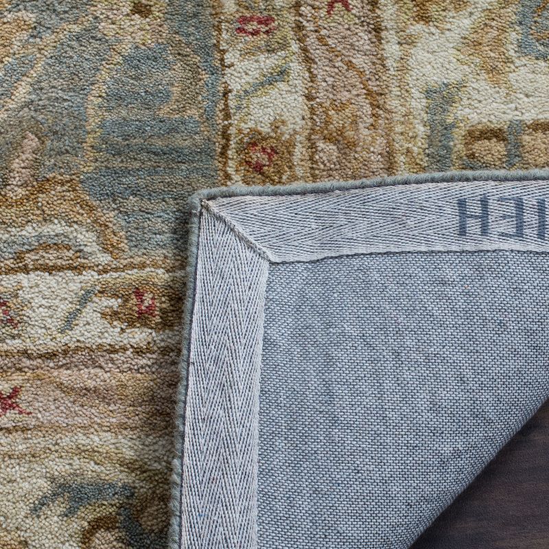 Gray Blue/Beige Floral Tufted Area Rug 8'3"X11' - Safavieh