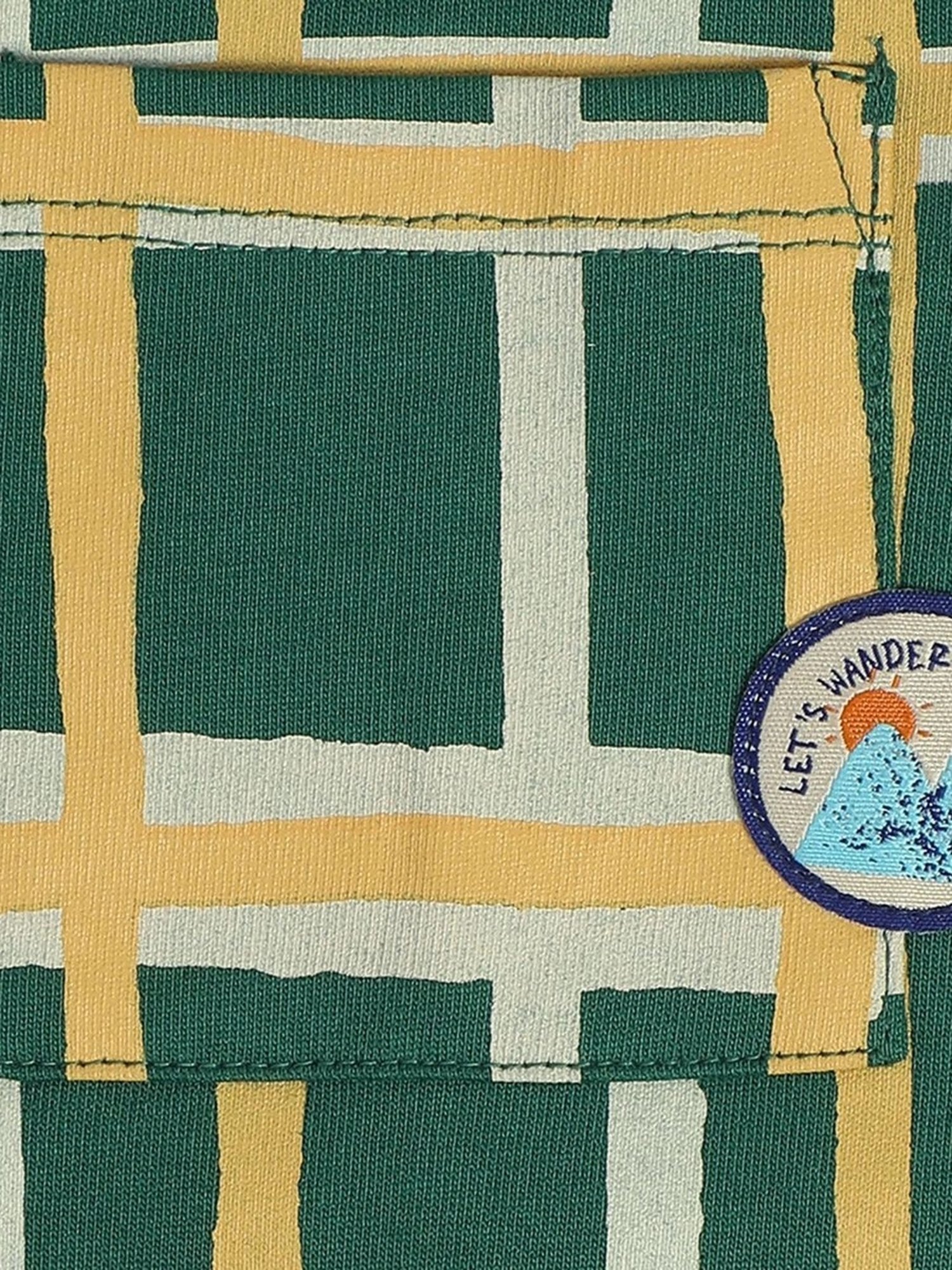 Budding Bees Kids Blue Ombre Jumpsuit with Attached Bow