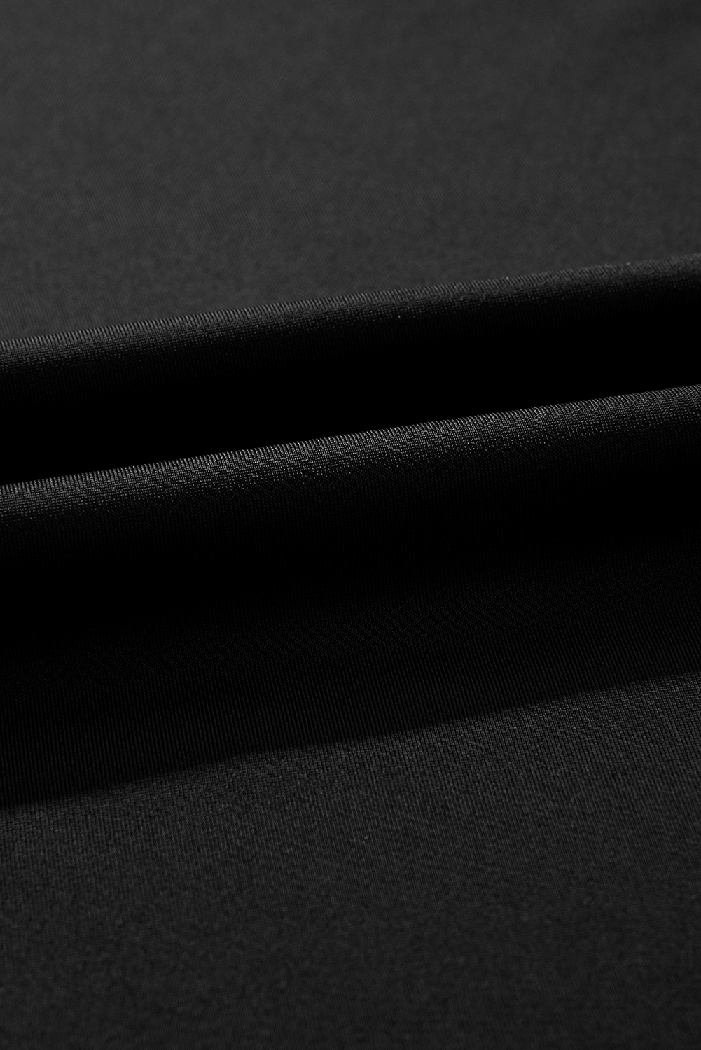 Black Solid Pocketed Cross Criss High Waist Skort