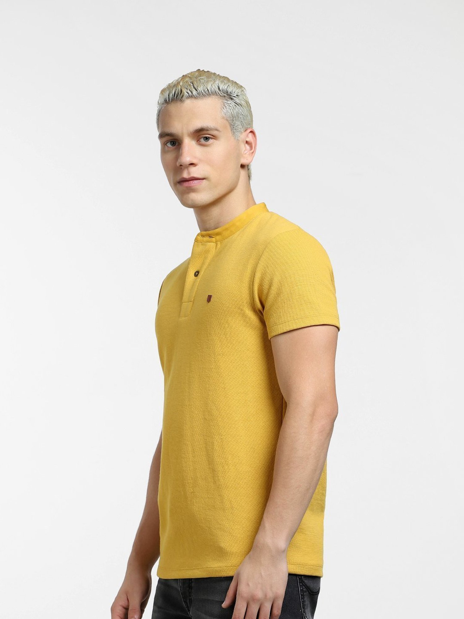 Jack & Jones Honey Cotton Slim Fit Henley T-Shirt
