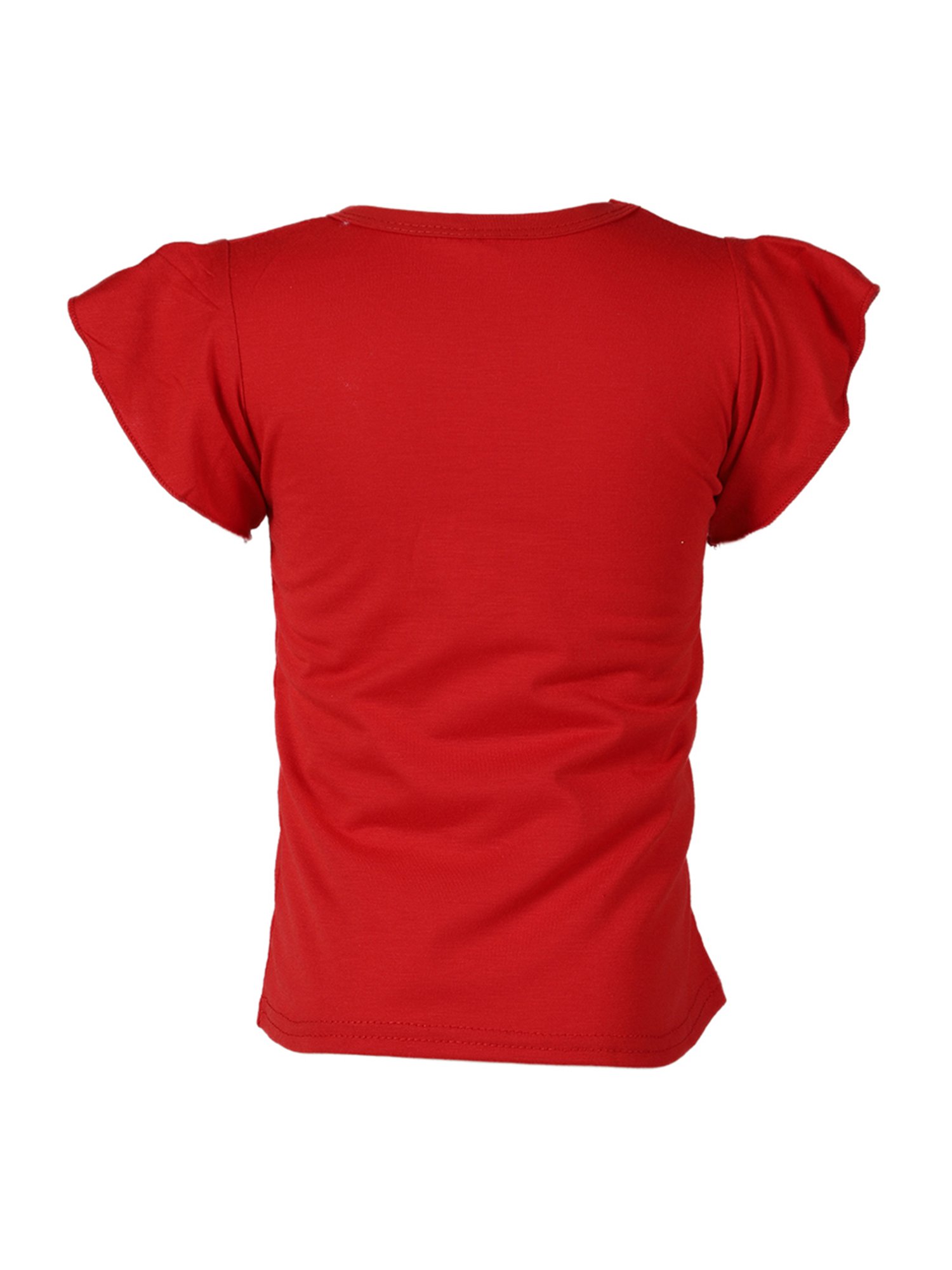 Passion Petals Kids Red Cotton Printed Top