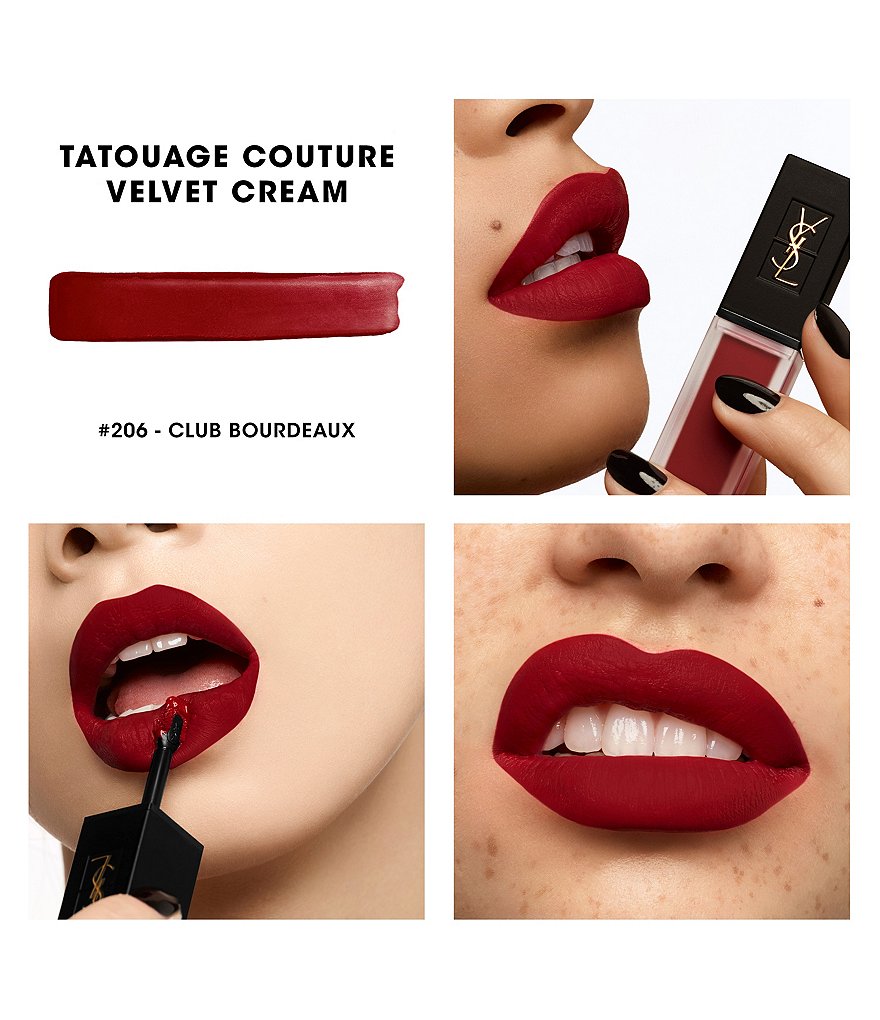 Yves Saint Laurent Beaute Tatouage Couture Velvet Cream Liquid Lipstick