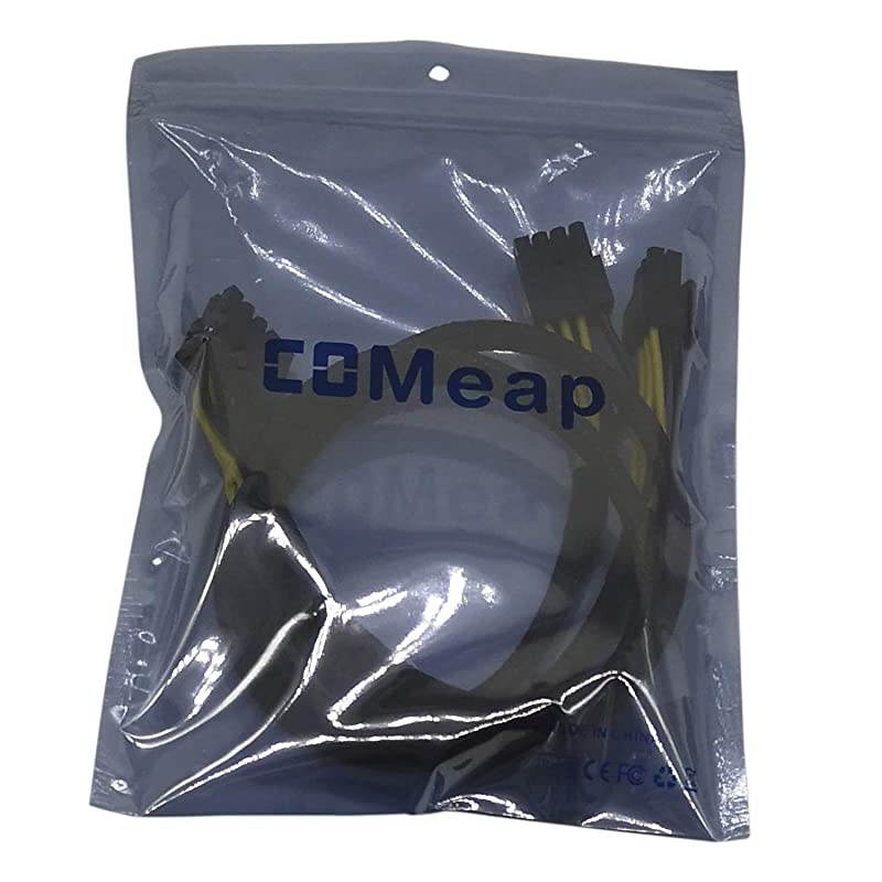 10 Pin to 8 Pin6+2 6 Pin PCIe GPU Power Adapter Sleeved Cable for Dell Precision 5820 7820 21inch 53cm