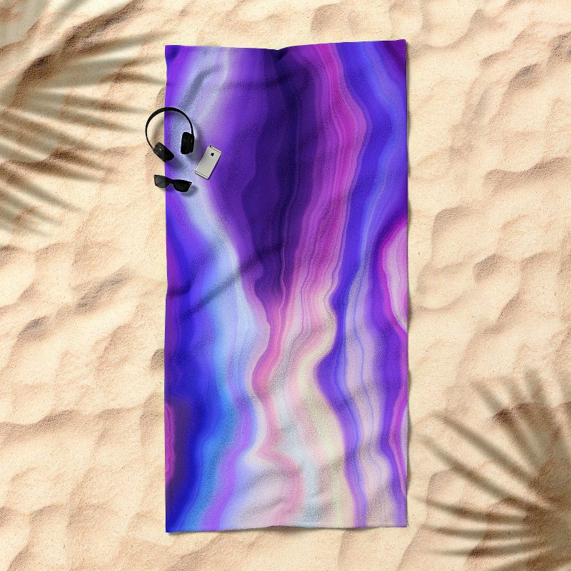 Diamond Weave Pestemal Turkish Cotton Beach Towel Royal Blue