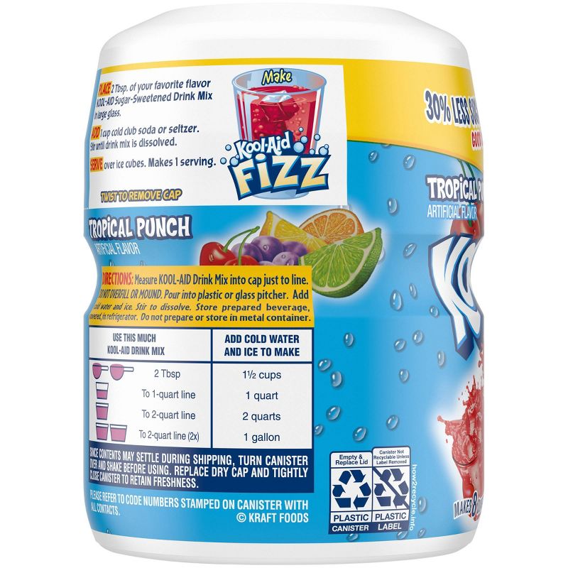 Kool-Aid Tropical Punch Soft Drink Mix - 19oz Canister