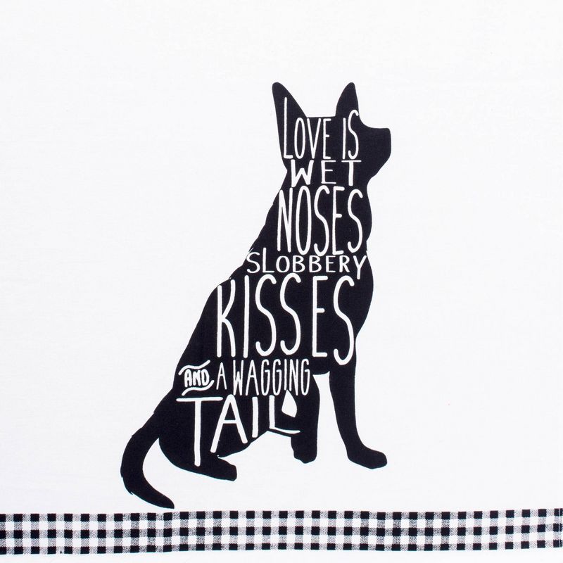 2pk Cotton Dog Dishtowel Set - Design Imports