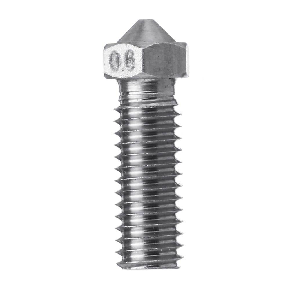 3pcs 0.6mm Stainless Steel Lengthen Volcano Nozzle for 1.75mm Filament 3D Printer