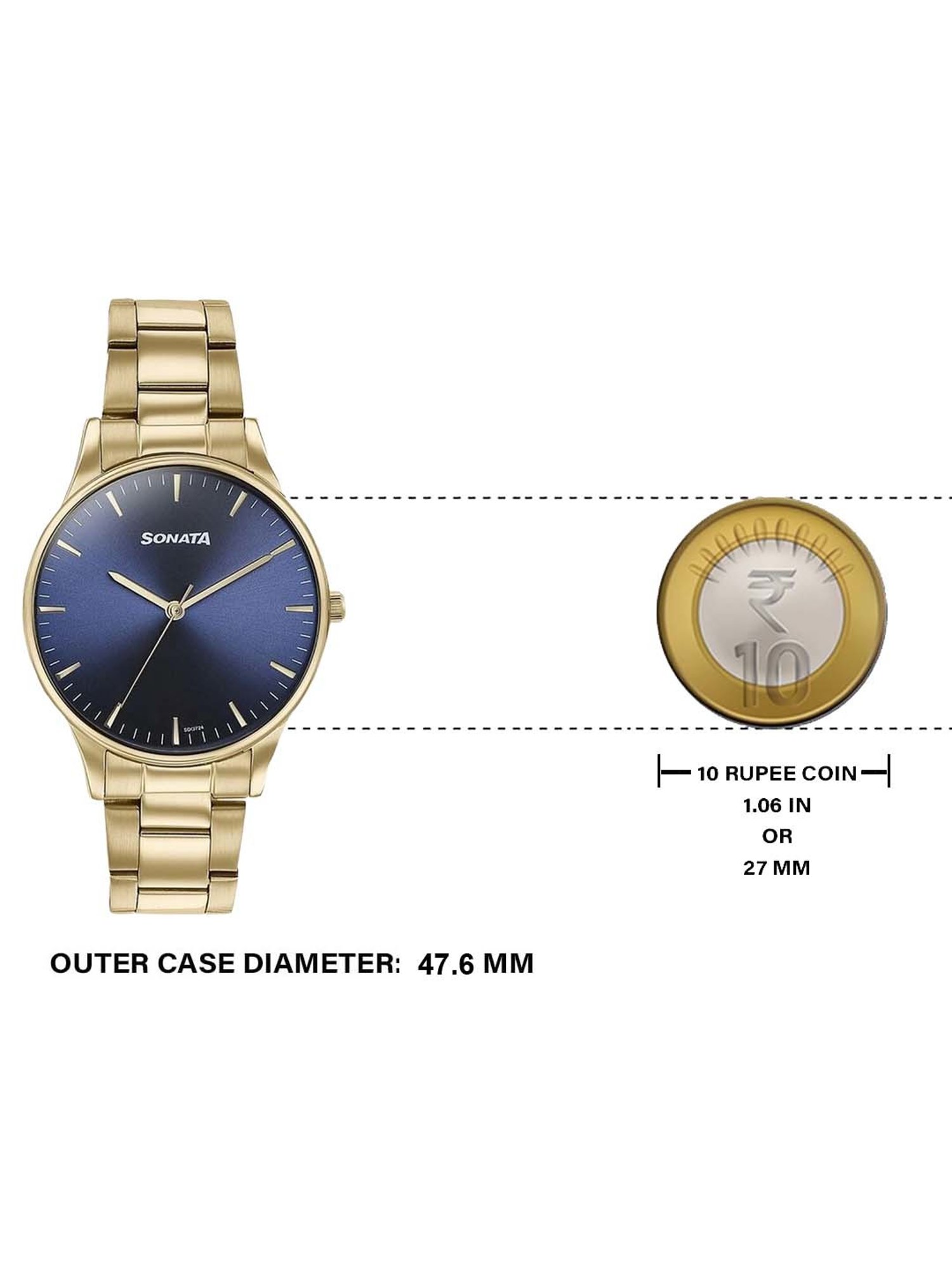 Sonata 77144YM01 Analog Watch for Men