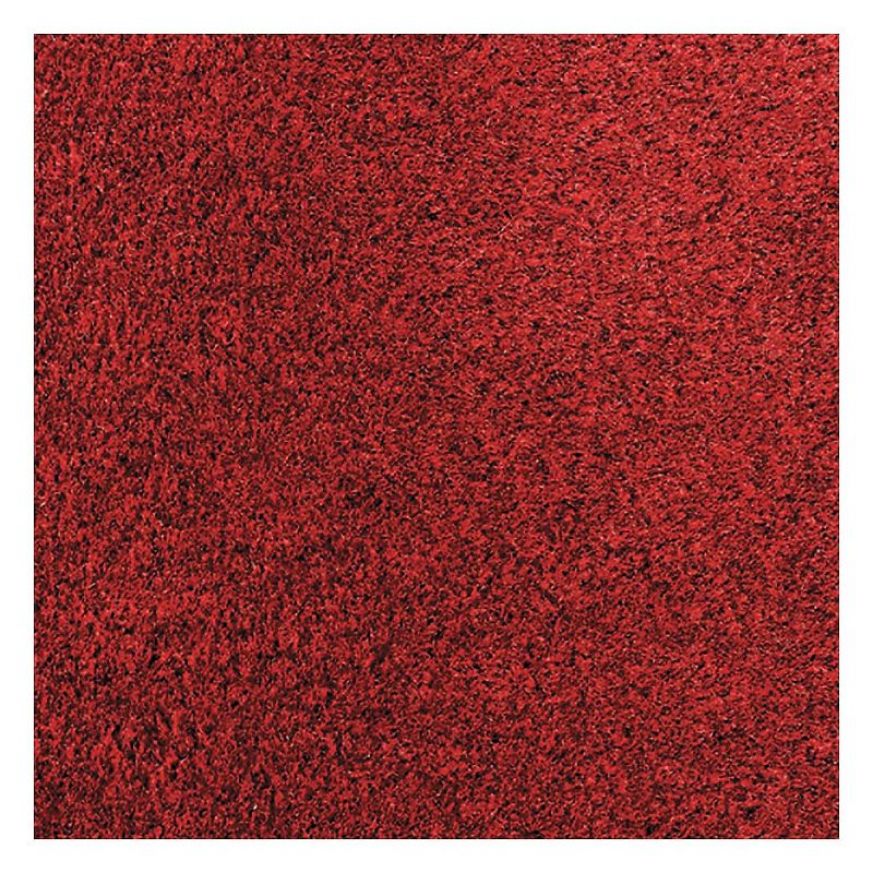 4'x6' Rectangle Solid Floor Mat Red - Crown