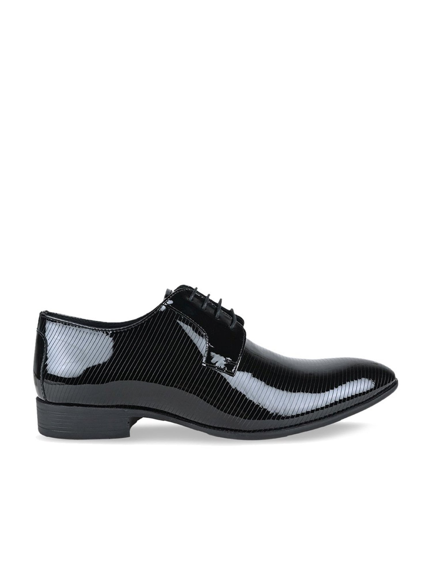 Regal Men's Black Derby Shoes