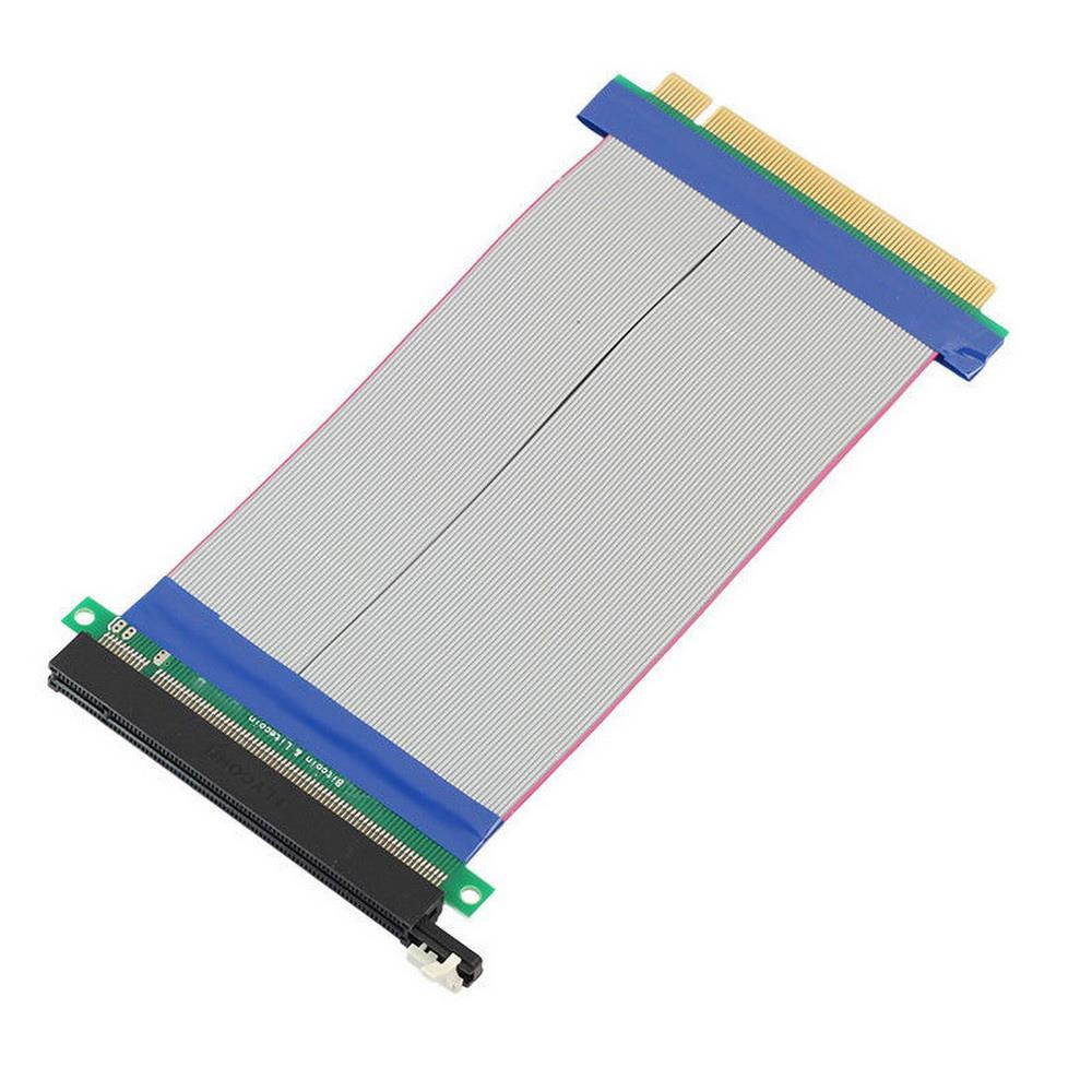 axGear PCI-E Express 16X-16X Riser Card Extender Ribbon Flexible Extension Cable