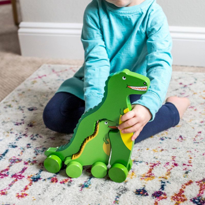 Big and Little Push/Pull T-Rex Toddler Toy