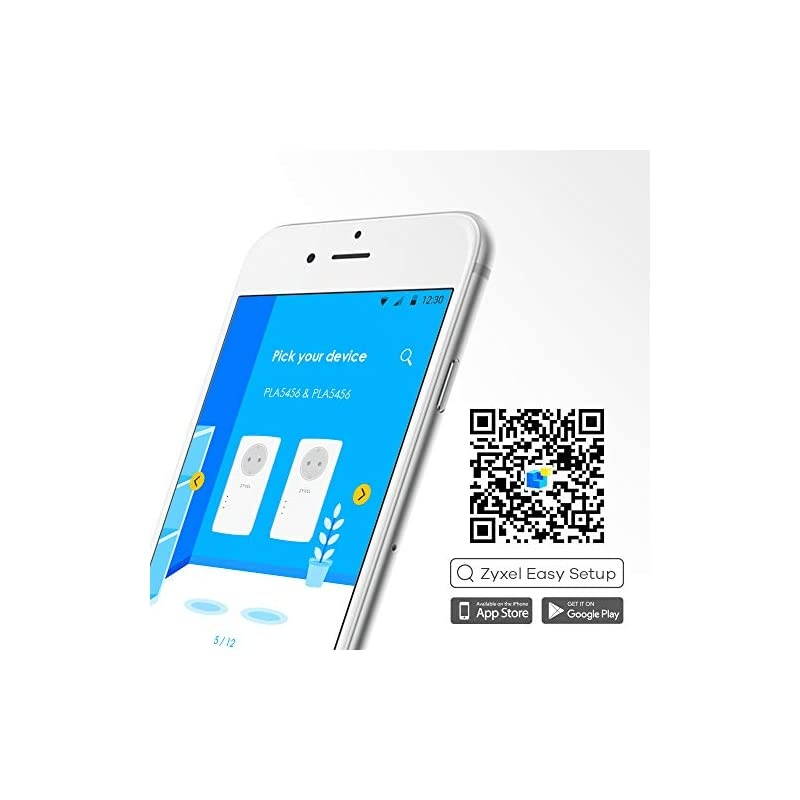 Pass-Thru Ethernet Adapter AV2000 Powerline 2-port Gigabit 2-Pack [PLA5456KIT]