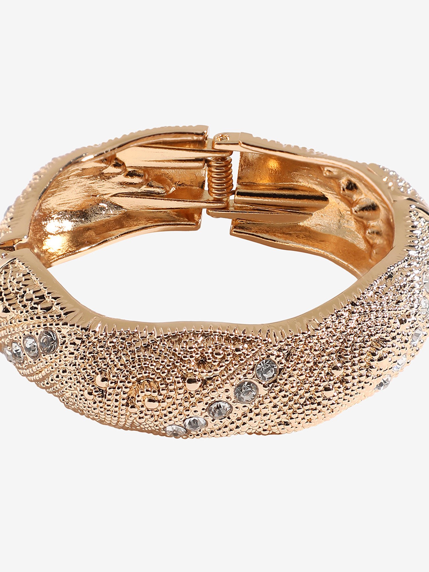 SOHI Textured Metallic Bracelet For Women
