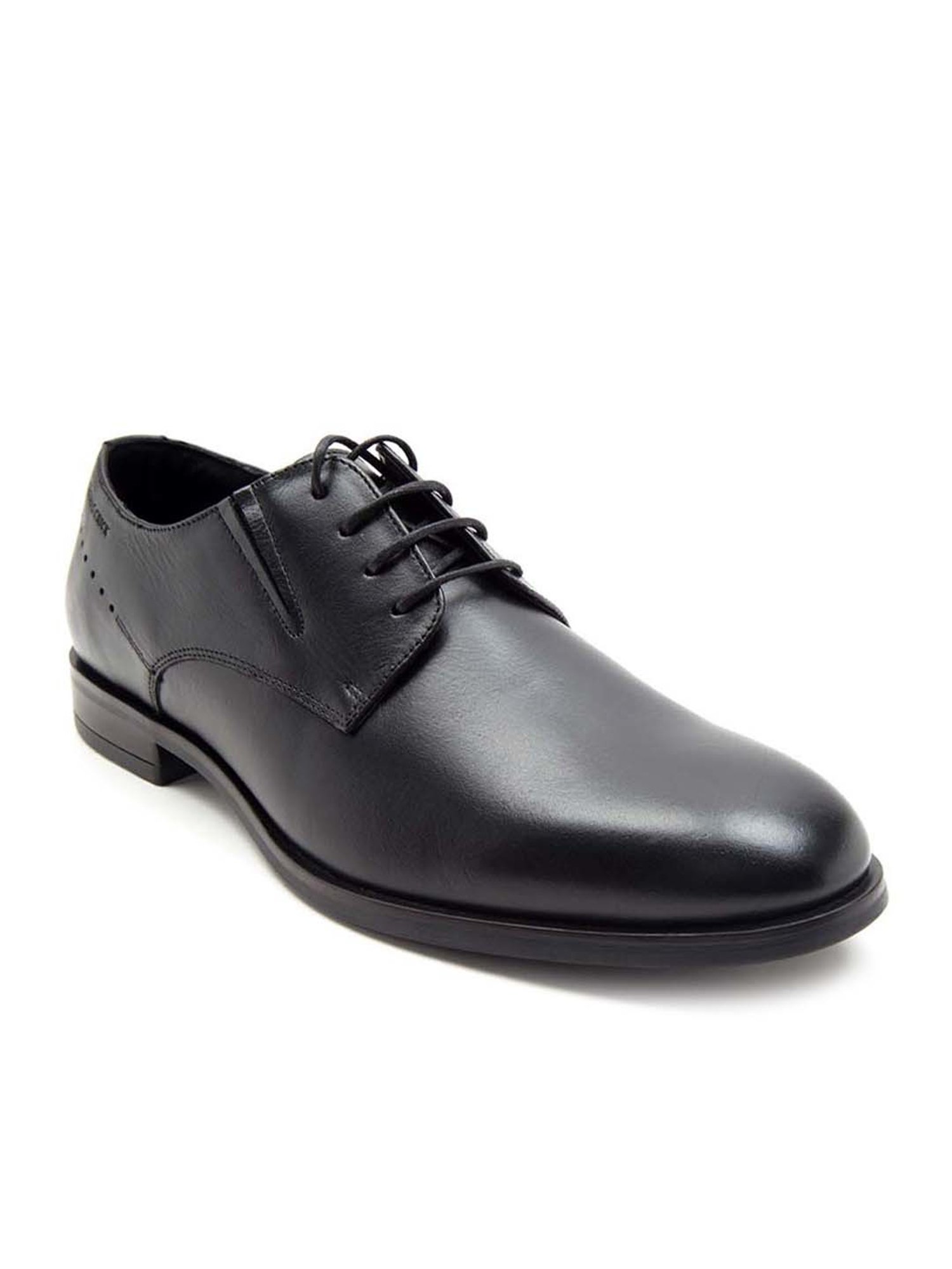 THOMAS CRICK Men's Black Derby Shoes