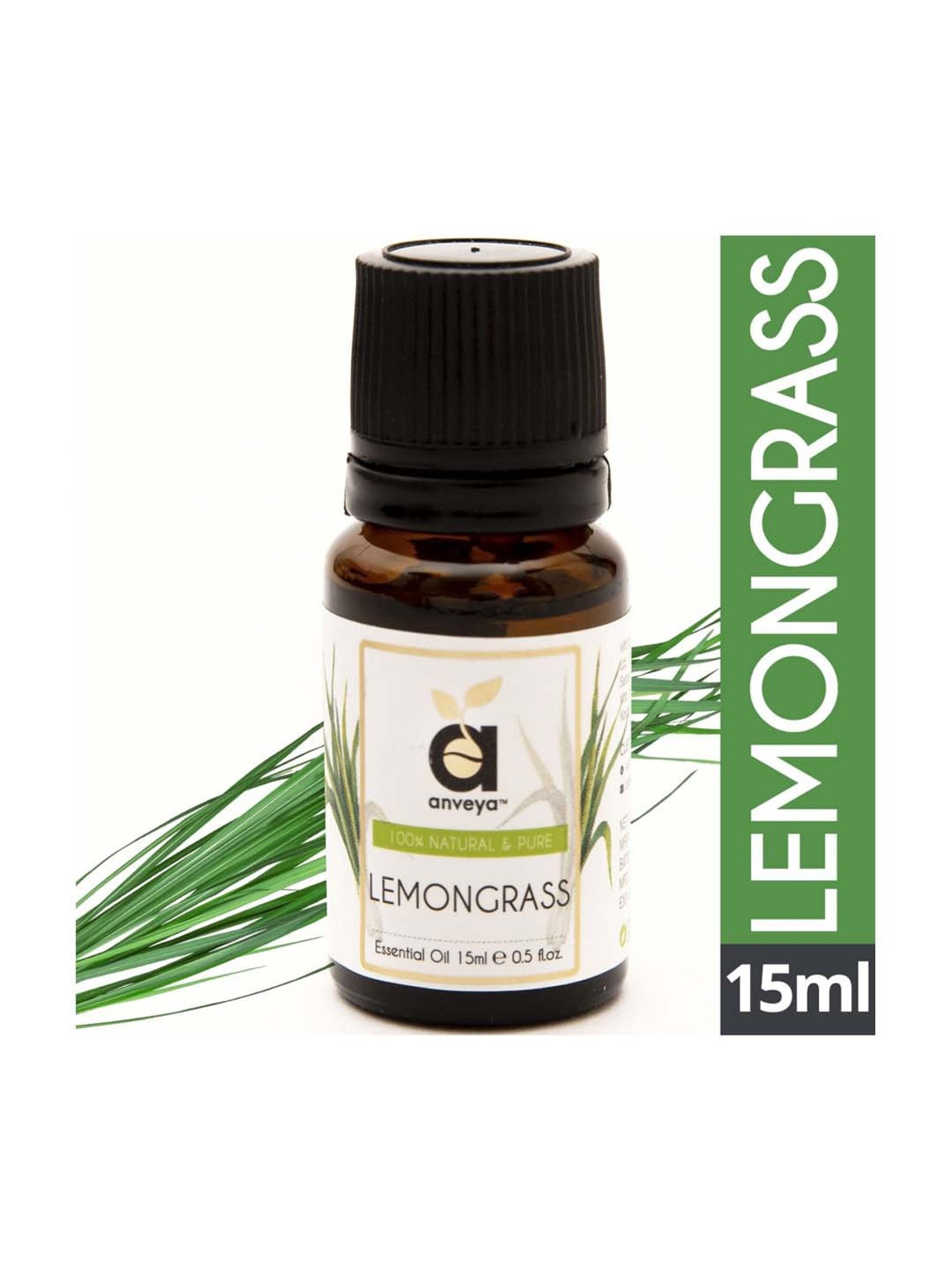 Anveya Lemongrass Essential Oil - 15 ml