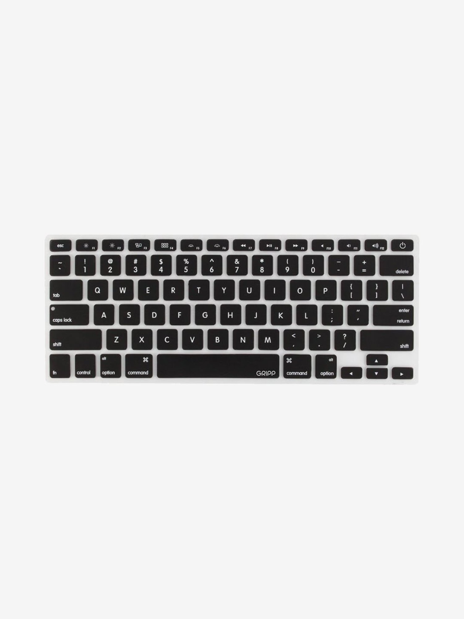 Gripp Keyboard Cover Silicone Skin Macbook Pro 13 (Black)