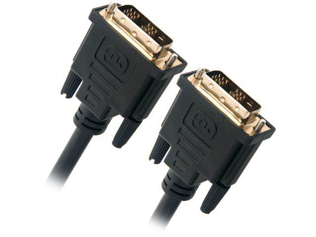 DAT 7321D Black Male to Male One DVI-D to DVI-D Single Link Cable