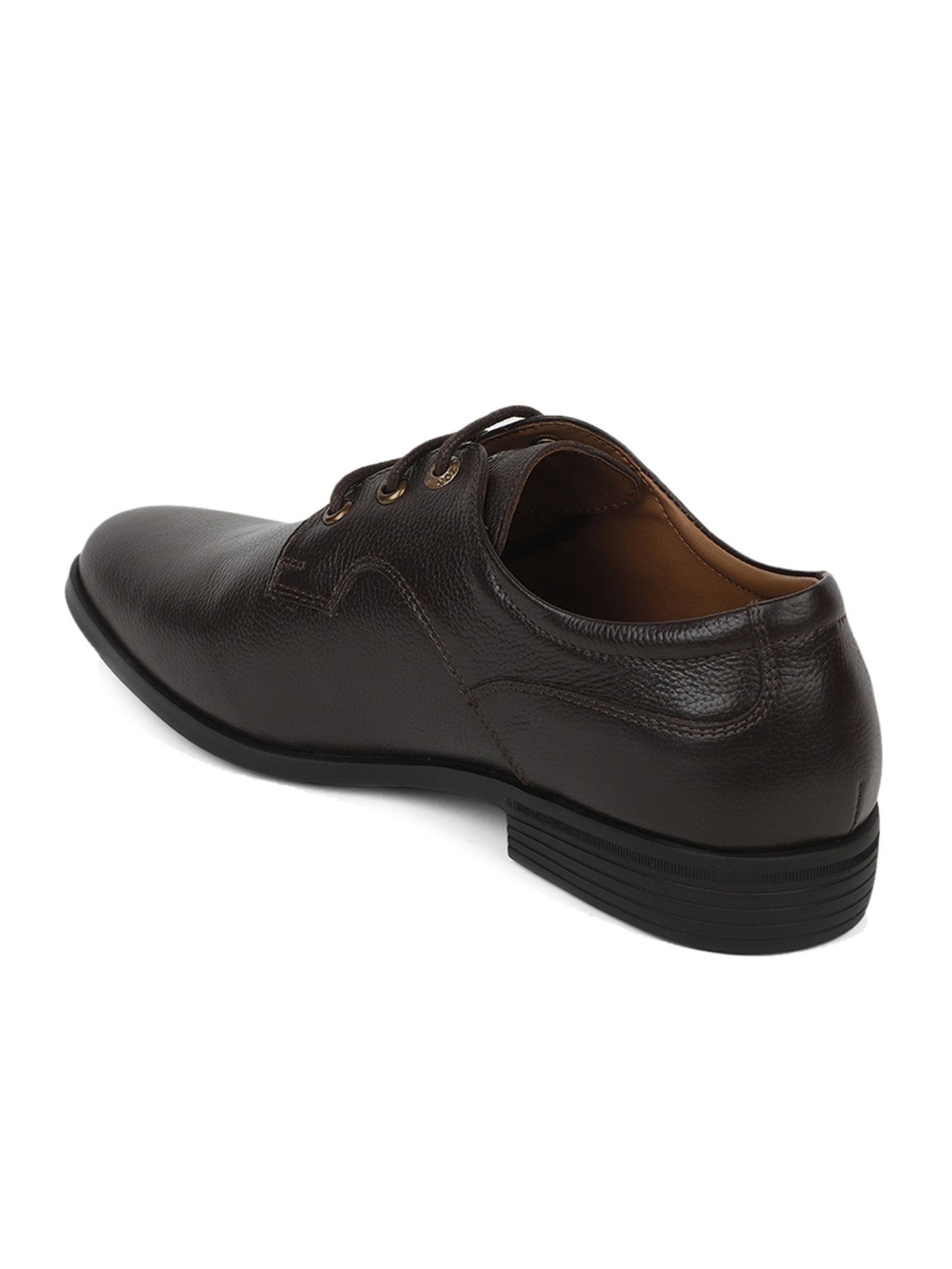 EZOK Men's Brown Derby Shoes