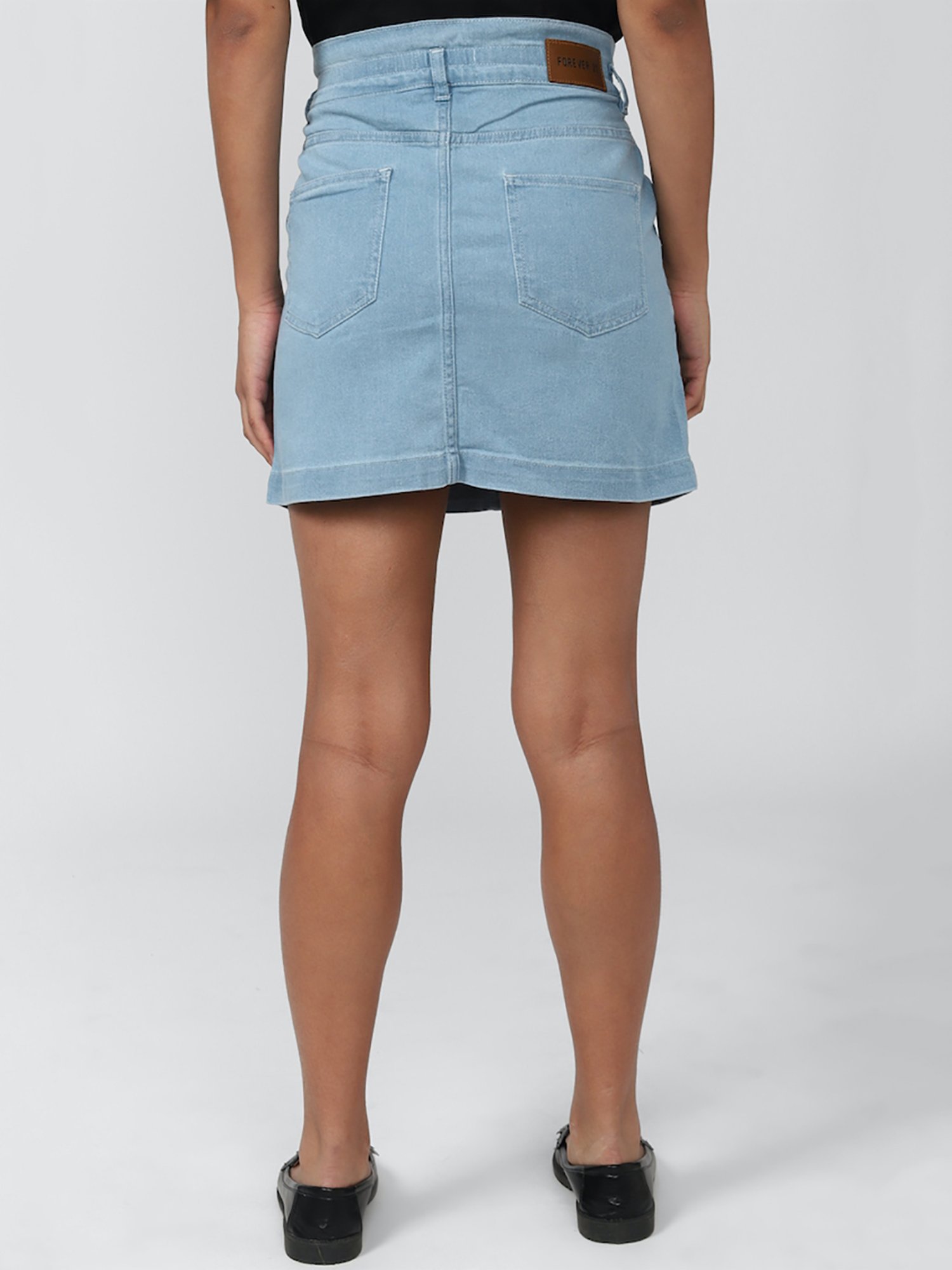 Forever 21 Blue Mini Skirt