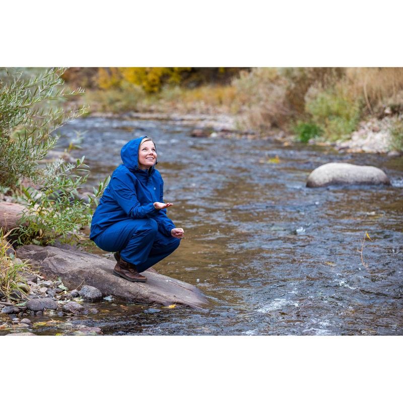 Sierra Designs Adult Packable Rain Set Blue - XL/XXL
