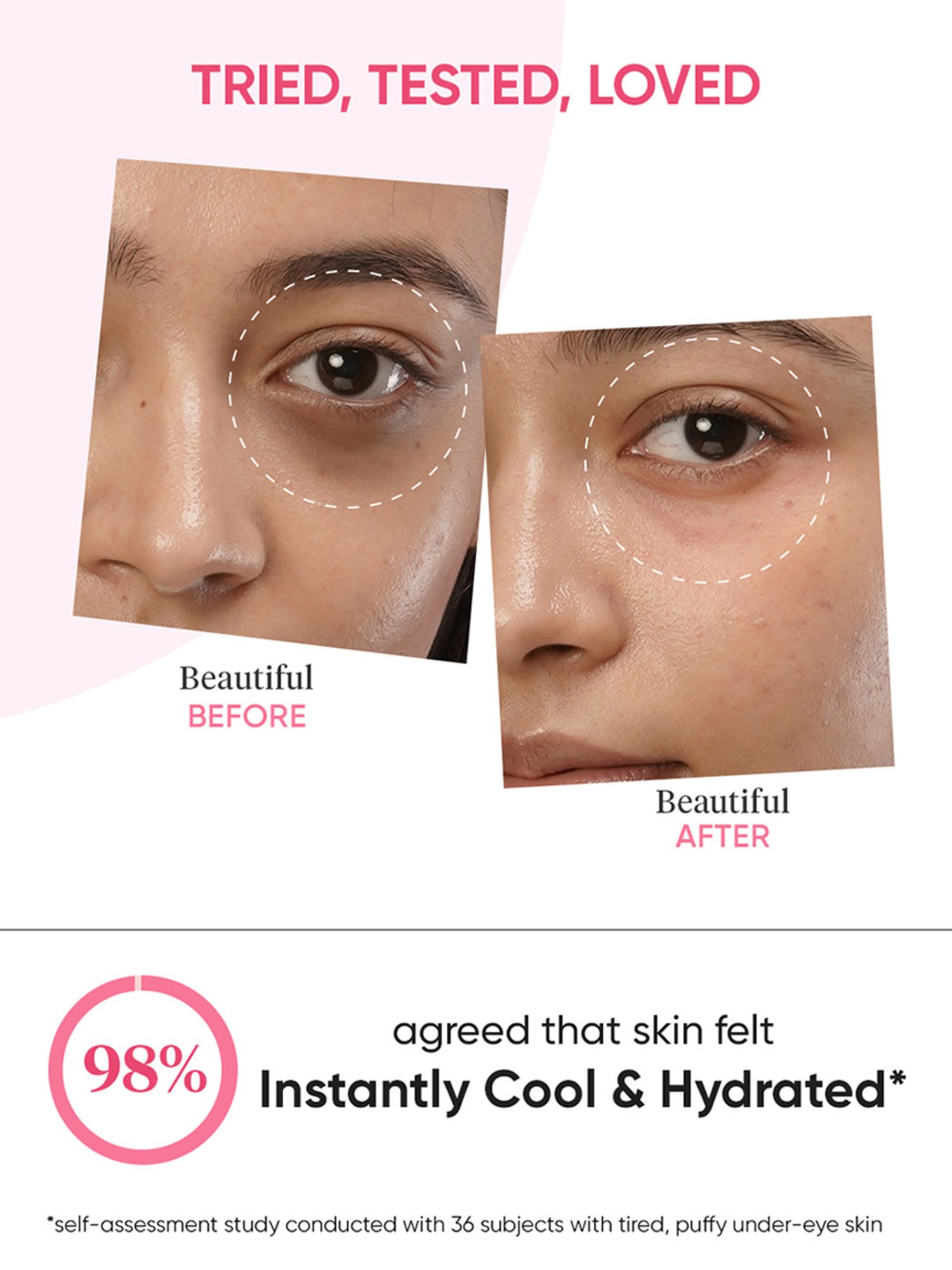 Dot & Key Watermelon Cooling Hydrogel Eye Patches - 60 Patches