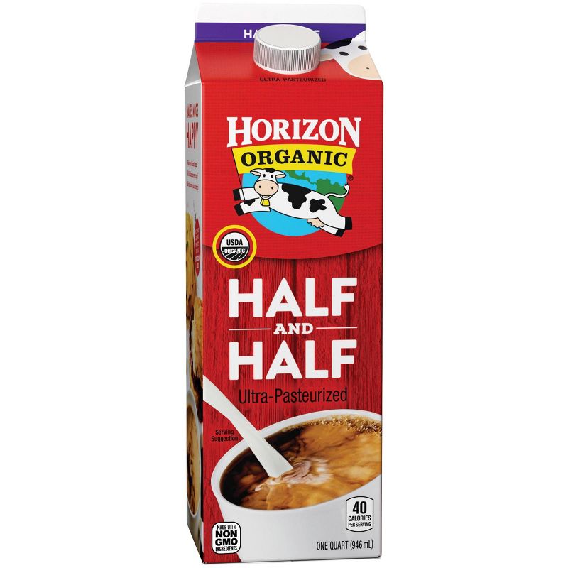 Horizon Organic Half & Half - 1qt