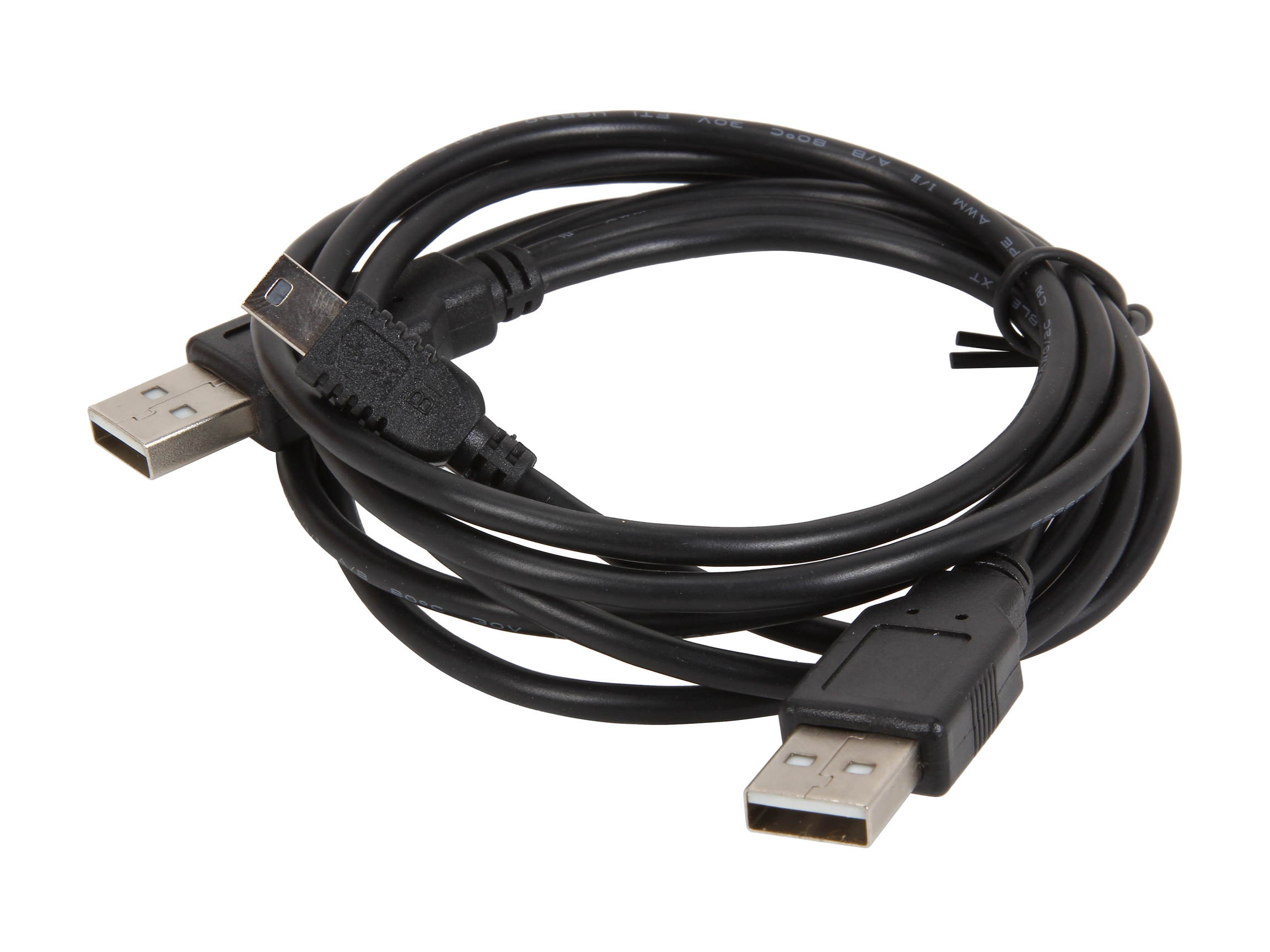 Raidmax RC-016 black 2 x USB 2.0 Type A to 5 pin Mini USB B Cable