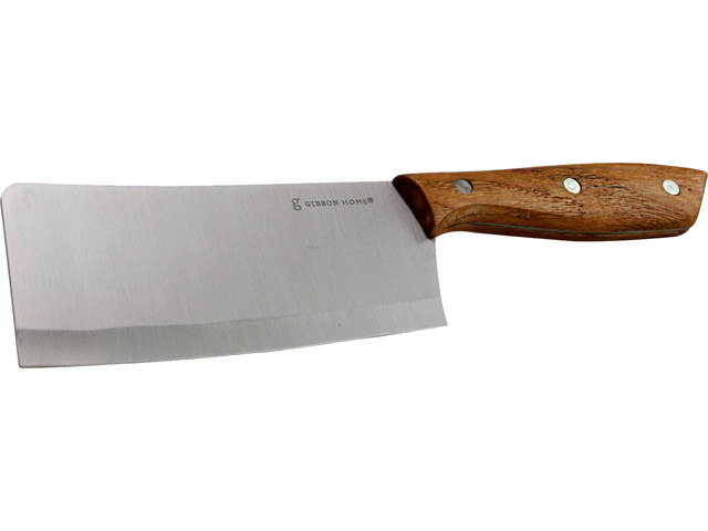 Gibson Home 107196.01 Seward 6 inch Cleaver with Wooden Handle