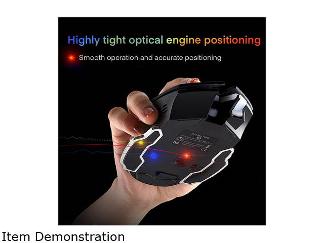 E-sport X8 Wireless Charging Gaming Mouse Mute Luminous Mechanical Mouse