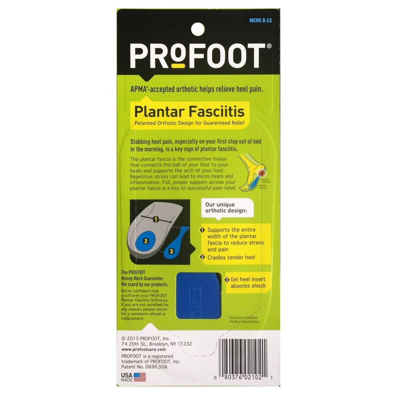 PROFOOT Fasciitis Orthotic - Men