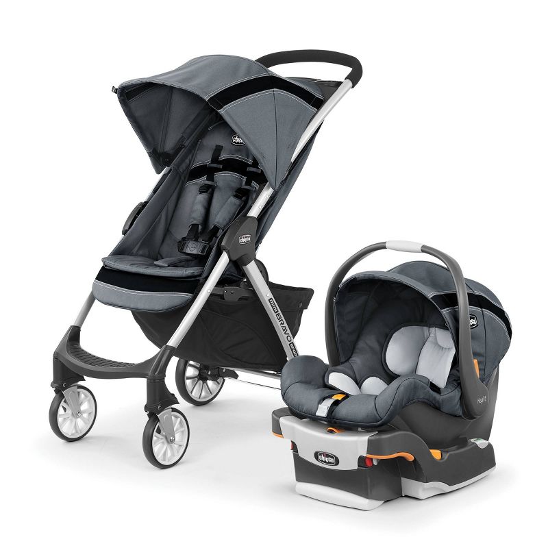 Cybex Eezy S+2 Travel System with Aton 2 Infant Car Seat - Deep Black