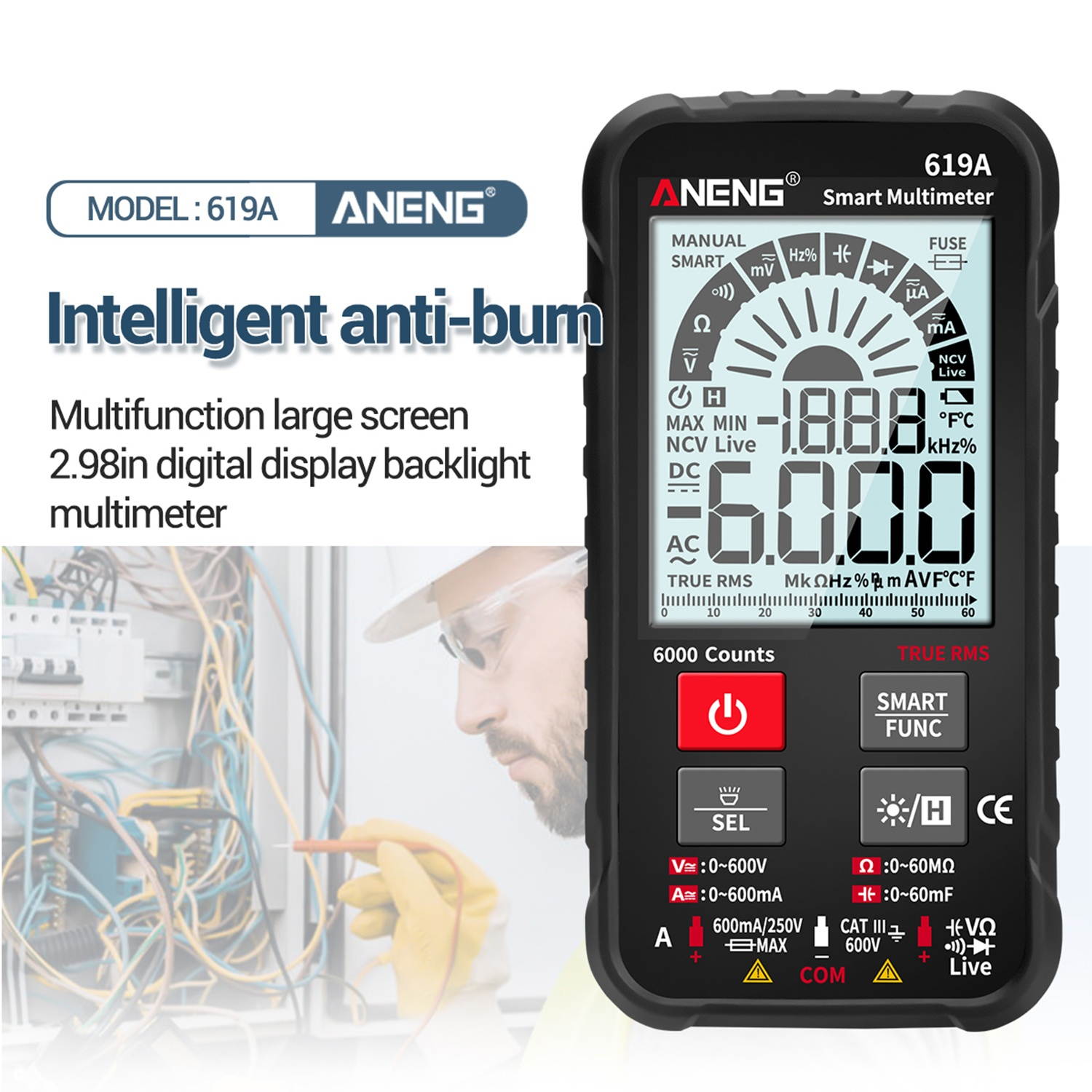 Pomona 6249-36-2 Red MiniGrabber Test Clip to Banana Plug, 36"