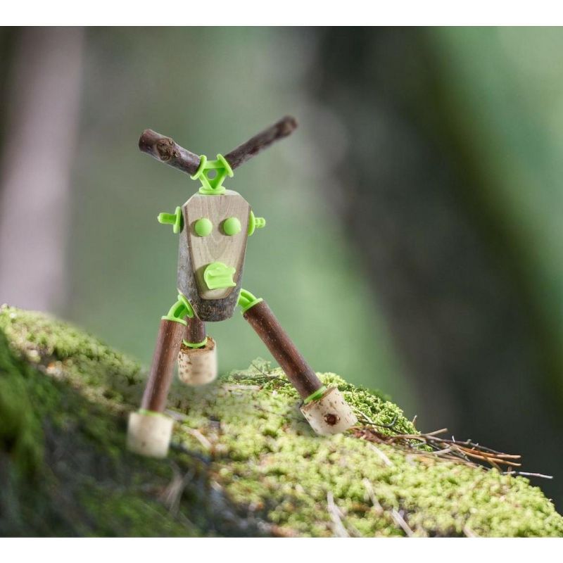 HABA Terra Kids Connectors Backyard Craft Kit Technology - 66 Piece Set