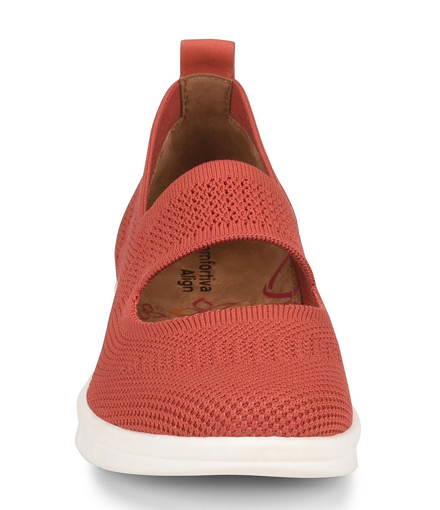 Comfortiva Carlene Knit Mesh Mary Jane Slip Ons