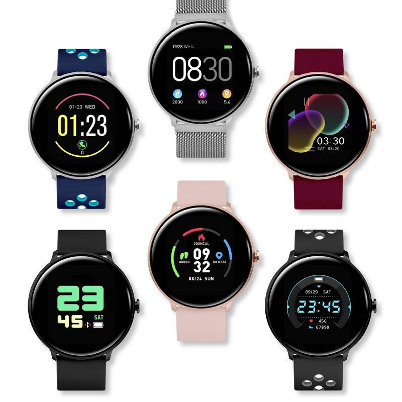 iTouch Sport Fitness Smartwatch - Gold Case with Gold Mesh Strap