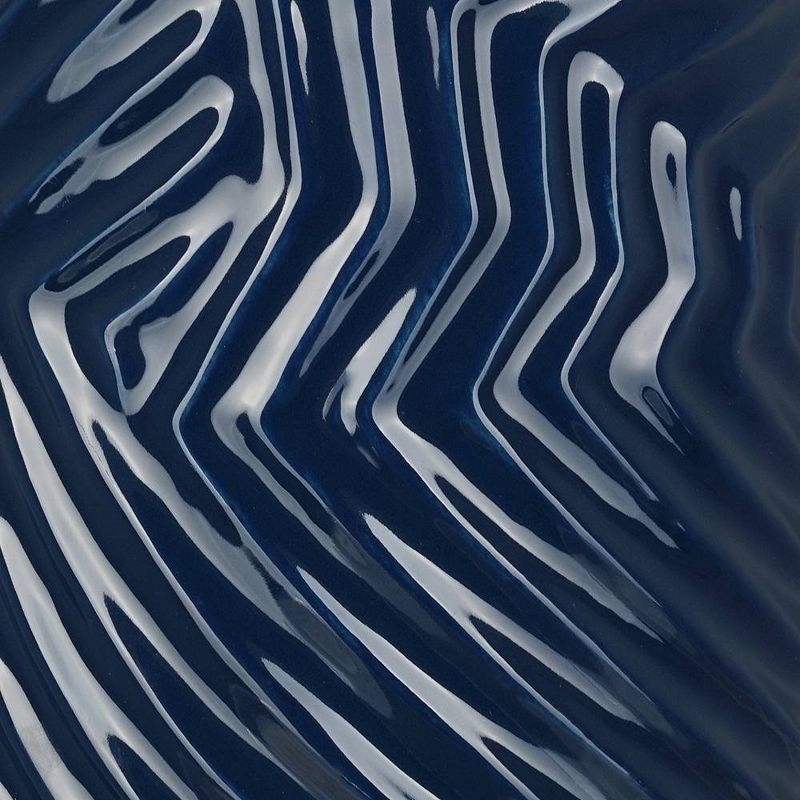 20" Textured Ceramic Table Lamp (Includes LED Light Bulb) Blue - Cresswell Lighting