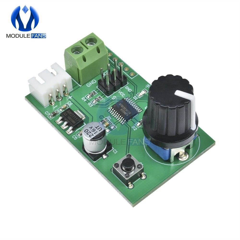 For MG995 SG90 Dual Servos Rotary Knob Serial Port Control Board MG995 SG90 Steering Gear Debugging Module for Futaba