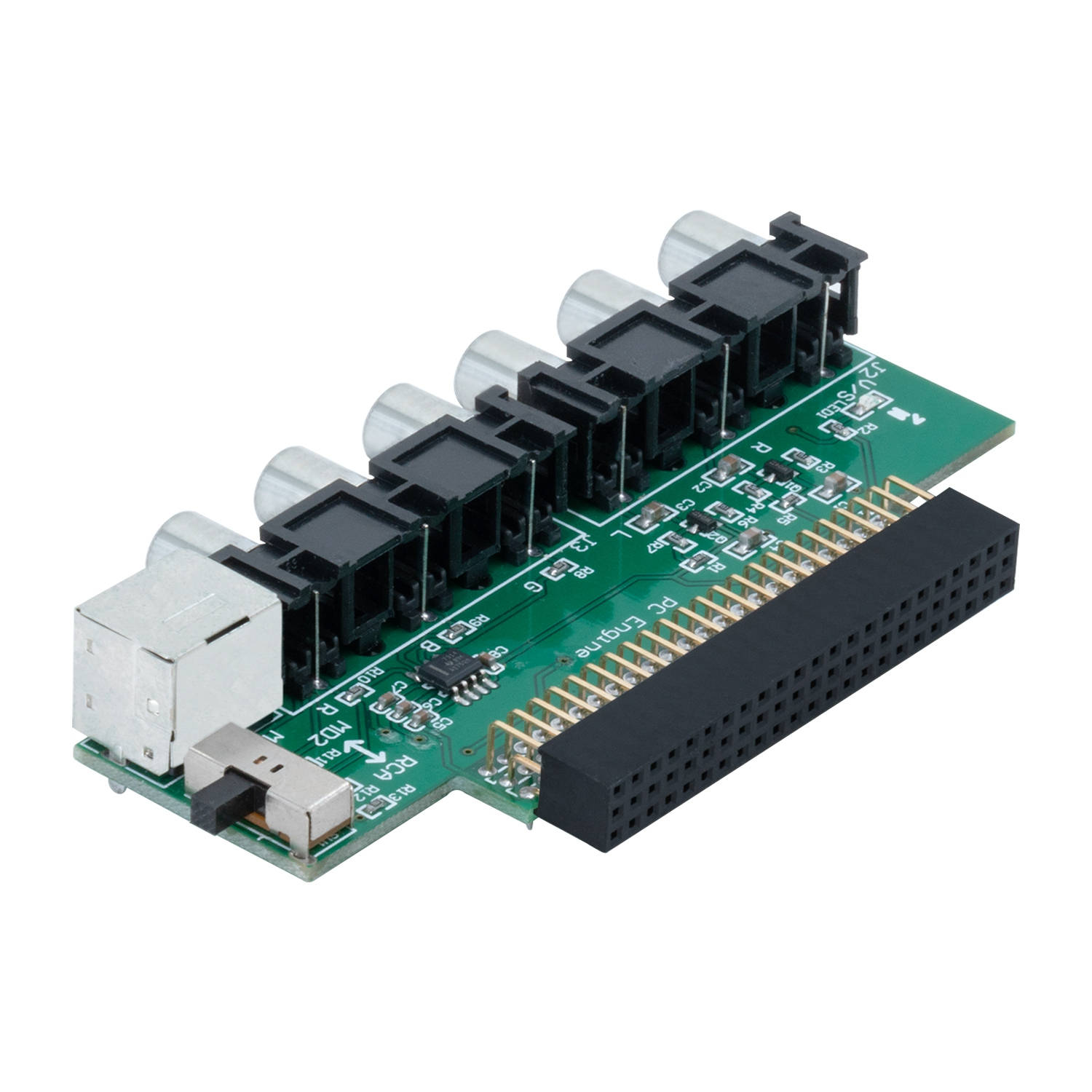 RGBS Video Booster Audio Signal Output Board for NEC PC Engine/TurboGrafx-16 Console