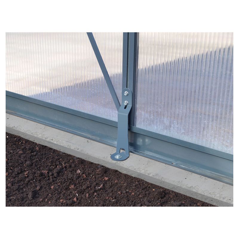 8'X16' Glory Greenhouse - Black - Palram