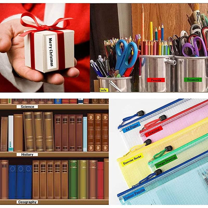 Compatible Label Tape Replacement for XR9WE XR9WE2S EZ Label Tape Cartridge 9mm Label for KL100 KL120 KL60 KL750 KL780 KL820 KL7000 7200 Label Maker 38 x 26 Black on White 3Pack