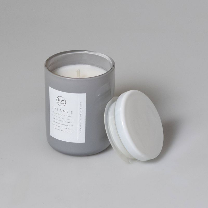4oz Glass Sandalwood and Tonka Candle - DW Home