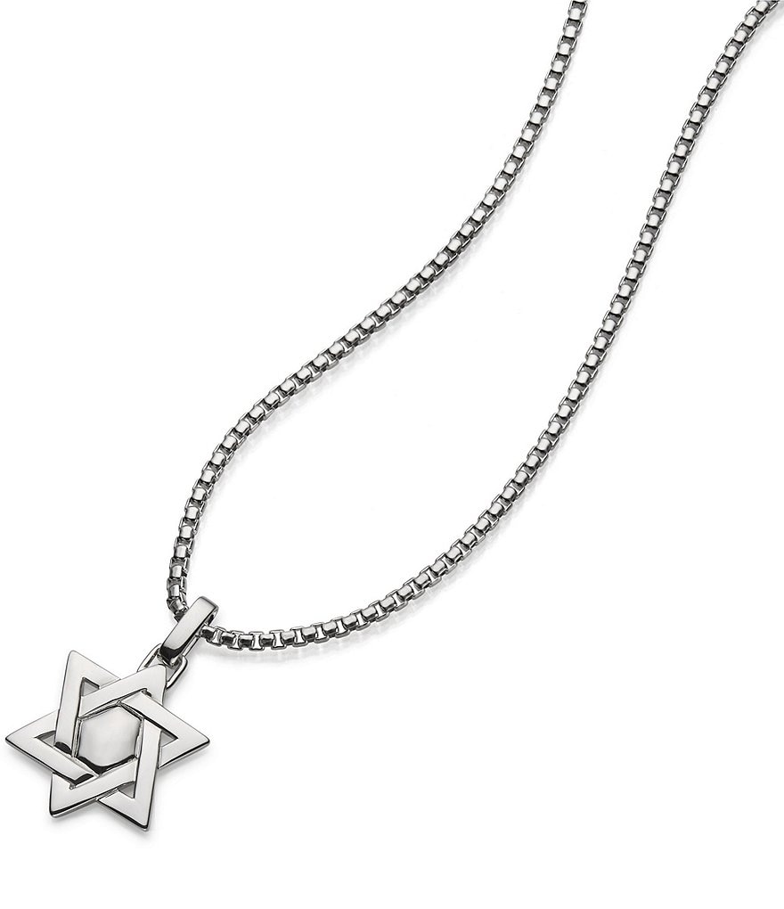 Nambe Men's Star Of David Pendant
