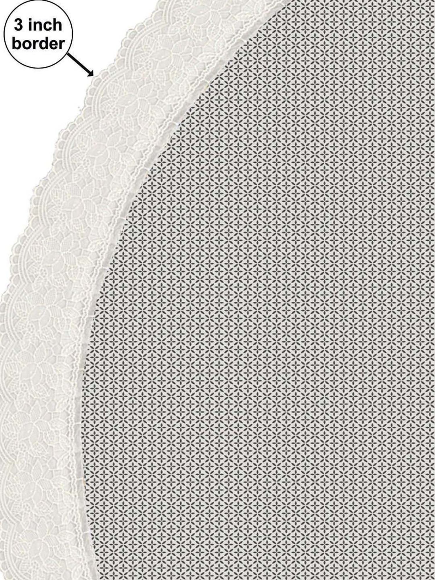 Bianca Classic Clear Grey Pvc 4 Seater Table Cloth