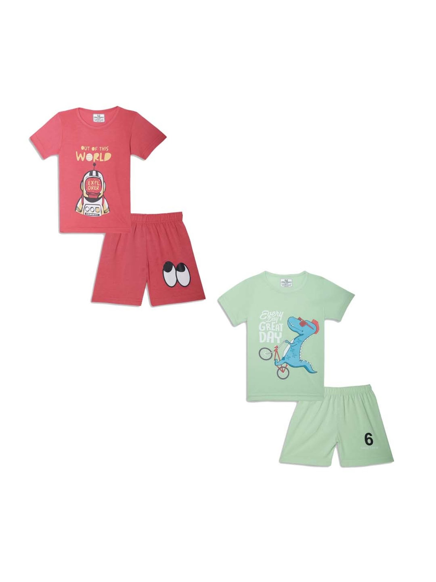 Cub McPaws Kids Teal Blue Cotton Over Dyed Trackpants